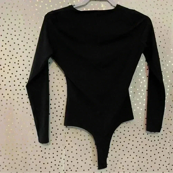 SPANX Suit Yourself Long Sleeve Thong Bodysuit - Picture 5 of 5